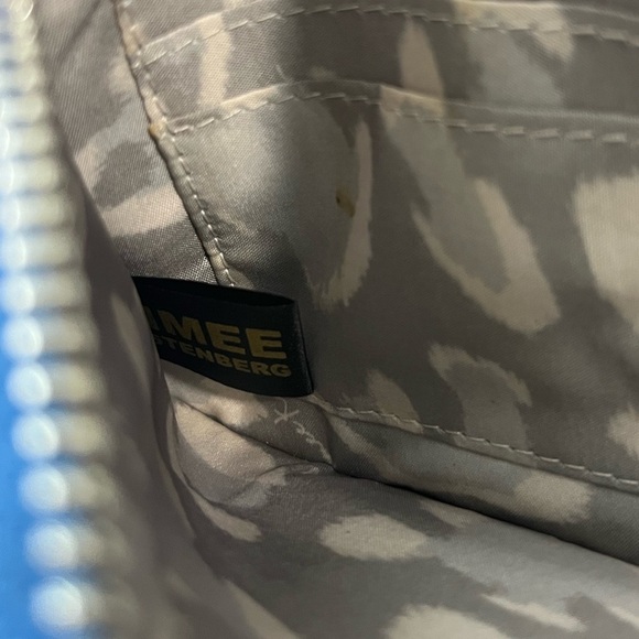 Aimee Kestenberg Leather Phone Crossbody Bag Bright Blue - Picture 13 of 15